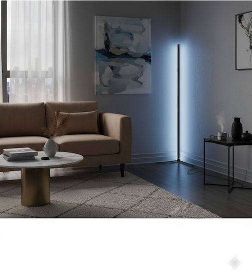 GloboStar LED Floor Lamp H150cm. Black