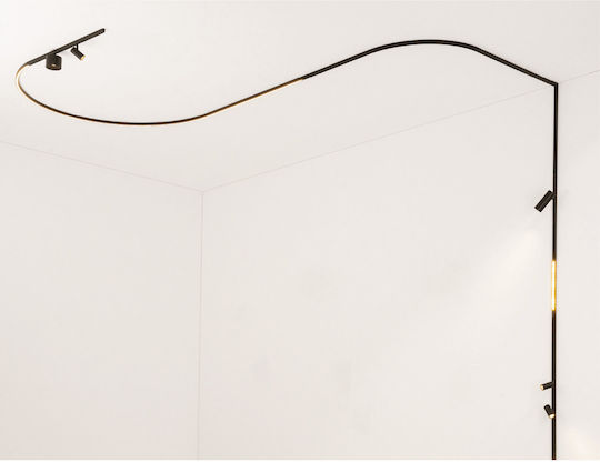 Zambelis Lights LED Warm White Spot in Black Color