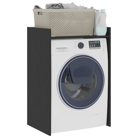 vidaXL Cabinet de baie Mobilier pentru baie L67.5xA48xÎ97cm Negru