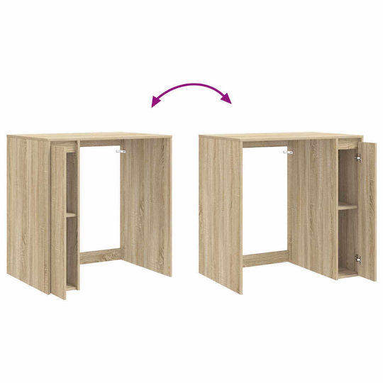 vidaXL Badezimmerschrank Wäscherei B87xT60xH89cm Sonoma