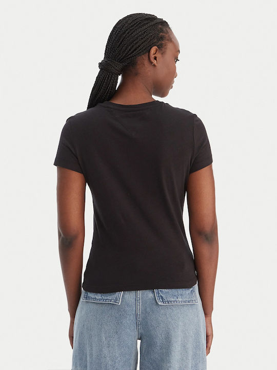Tommy Hilfiger Essential T-Shirt Μαύρο