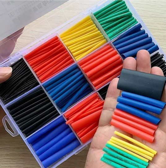 Set Heat-Shrink Tubing Cables Heat Shrink 560 Pieces Case – 64-5401