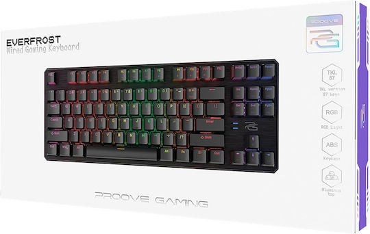 Proove Everfrost Gaming Mechanische Tastatur Tenkeyless mit Outemu Blau Schaltern und RGB-Beleuchtung (Englisch US)