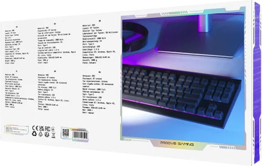 Proove Sideswap Gaming Mechanical Keyboard with RGB lighting (English US)
