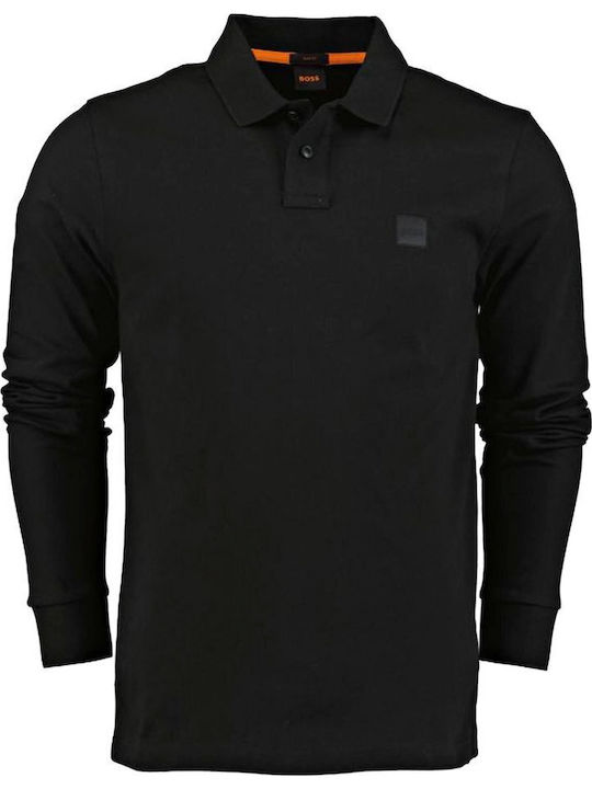 Polo Short Sleeve Black Blouse