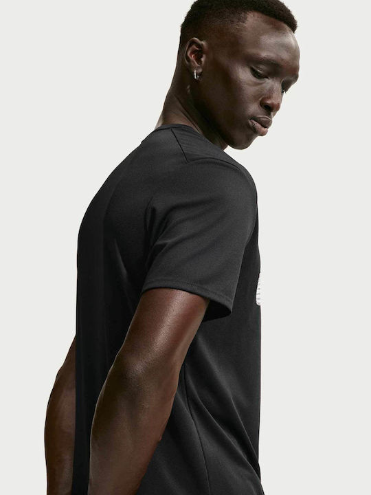 Dri-Fit Sportliches T-Shirt Schwarz
