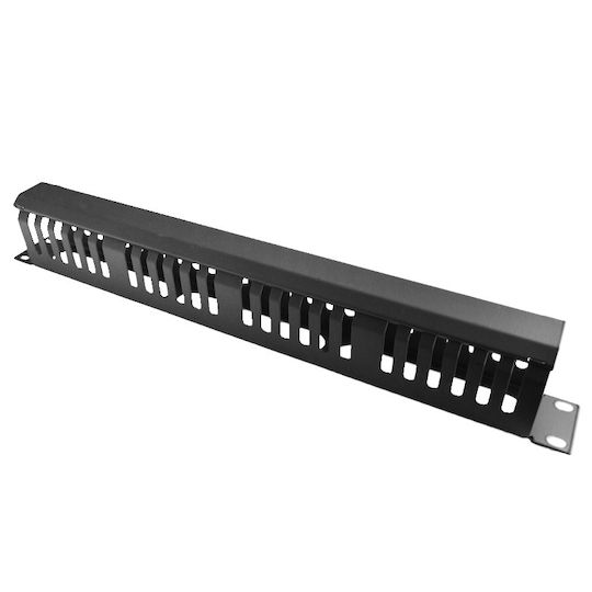 Emtex Horizontal Patch Panel Guide Metal Cover Rack Cable Organizer 1U