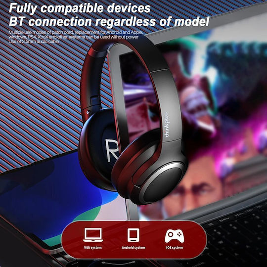 Lenovo Thinkplus TH40 Fără fir Bluetooth Over Ear Căști Negre