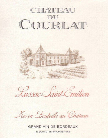 Chateau Du Courlat Wein Rot Trocken in Holzkiste 750ml