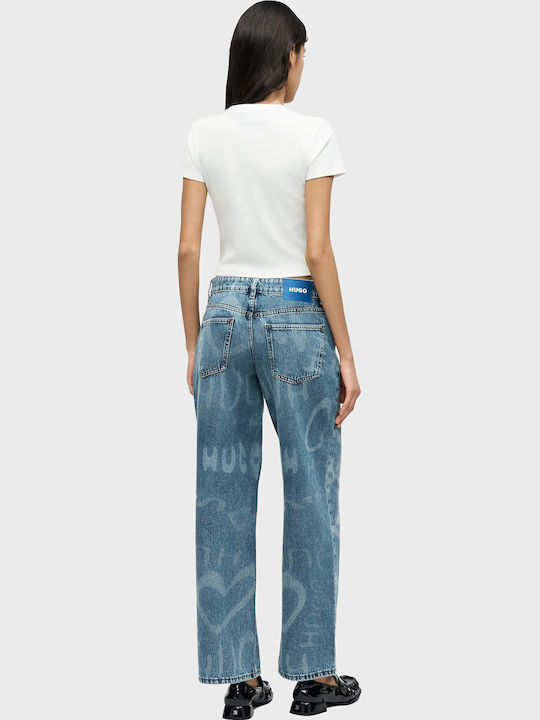 Γυναικείο Jean Παντελόνι Medium Aged Denim