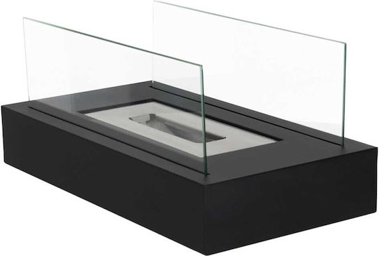 de birou Șemineu pe bioetanol Interior / Exterior Negru 35x18x15cm
