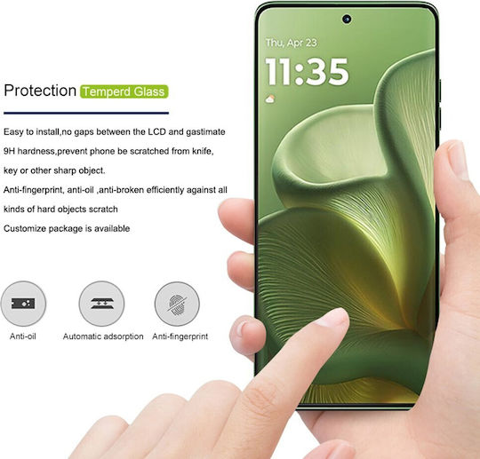 Motorola Edge 50 Pro 5g Mocolo Curved Full Screen Tempered Glass Transparent