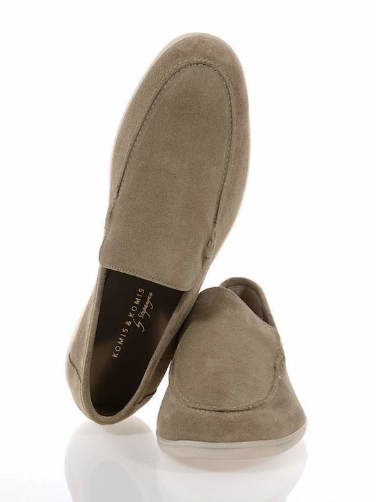 Men's Suede Loafers Brown