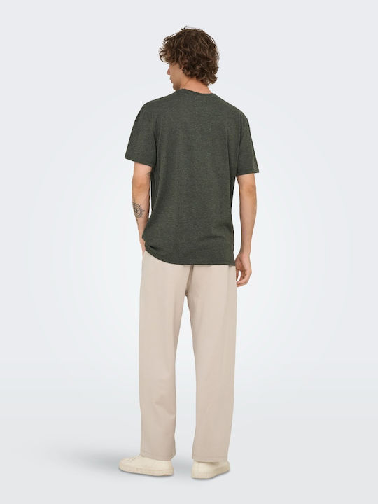 Sons T-shirt Χακί