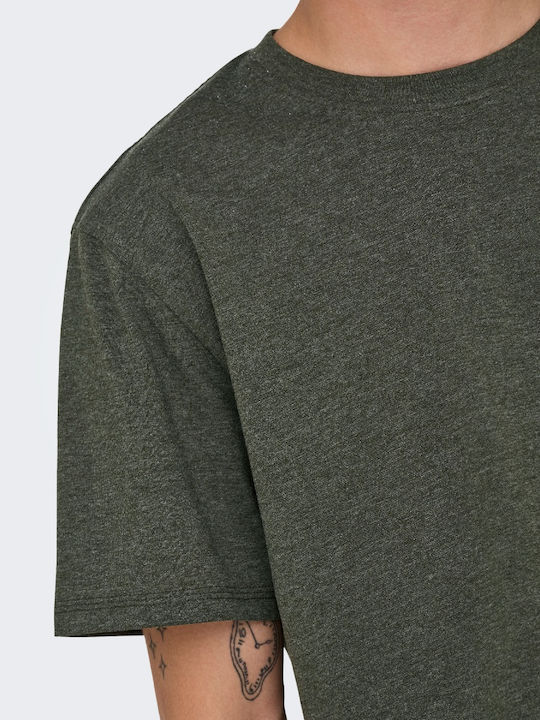 Sons T-shirt Χακί
