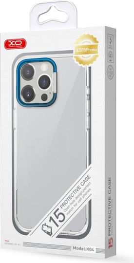 XO Задна корица Силикон Син (iPhone 15 Pro Max)