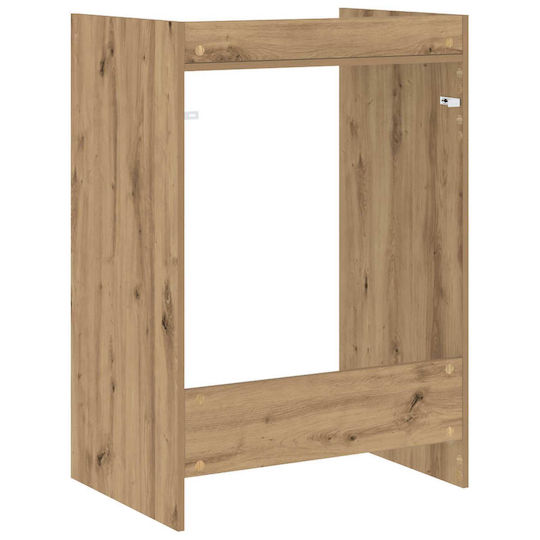 vidaXL Bathroom Cabinet Laundry L67.5xW48xH97cm Walnut