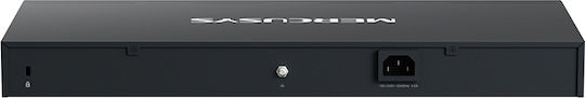 Mercusys MS128GP v1 Unmanaged L2 PoE+ Switch με 24 Θύρες Gigabit (1Gbps) Ethernet και 2 SFP Θύρες
