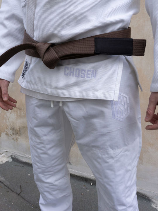 Chosen Uniform Brasilianisches Jiu Jitsu Weiß