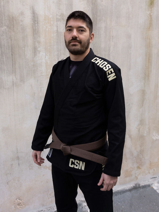 Chosen Bărbați Uniforme Jiu Jitsu brazilian Negru