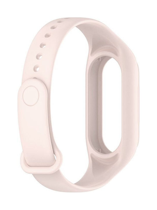 Curea Xiaomi Mi Band 8 Carcasă Silicon Roz Deschis Oem Curea Xiaomi Mi Band 8 Carcasă Silicon Roz Deschis Oem