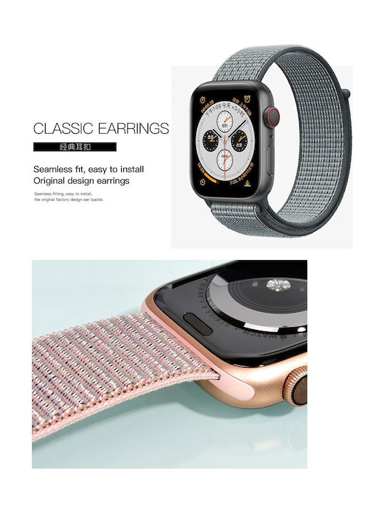 Coteci Strap Apple Watch 42 44 45 49mm Sport Nylon Strap W72 Plum Color Coteci Strap Apple Watch 42 44 45 49mm Sport Nylon Strap W72 Plum Color