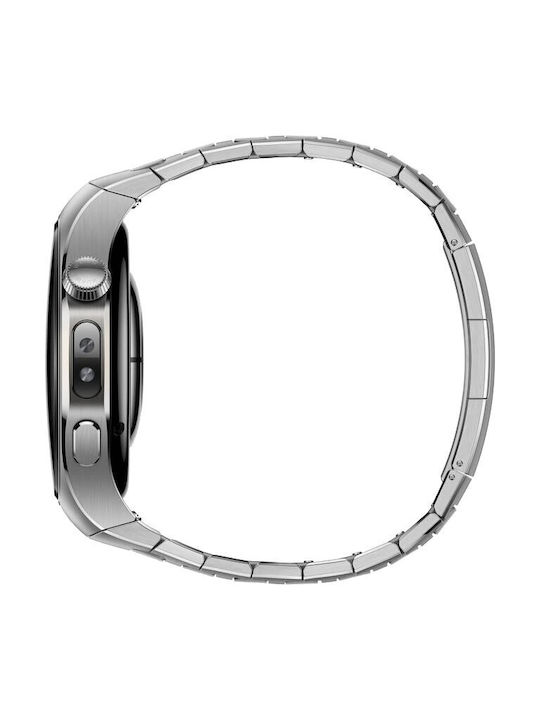 Tragbare Bänder Huawei Watch 5 42mm Metall Titan Grau Offiziell Space Silber Oem