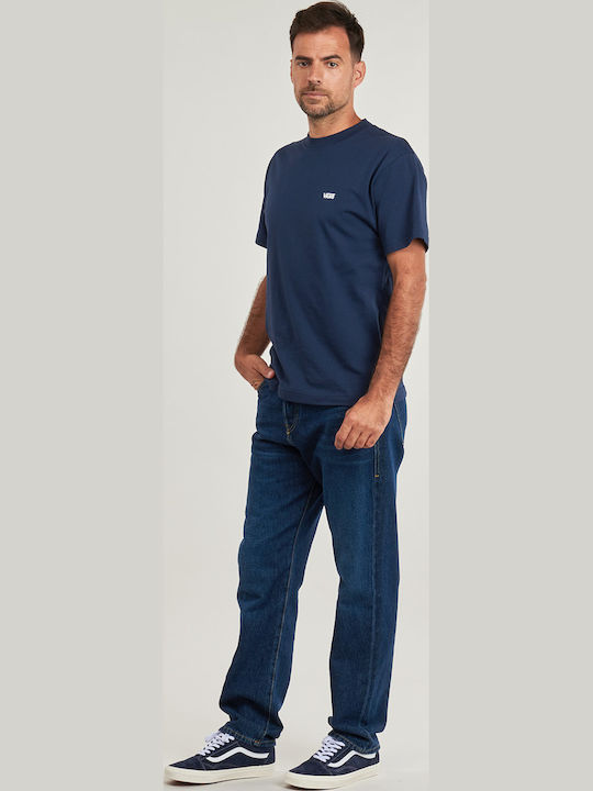 Left Chest T-shirt Navy Blue