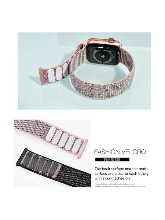Coteci Strap Apple Watch 42 44 45 49mm Magic Tape Strap W17 Red Coteci Strap Apple Watch 42 44 45 49mm Magic Tape Strap W17 Red