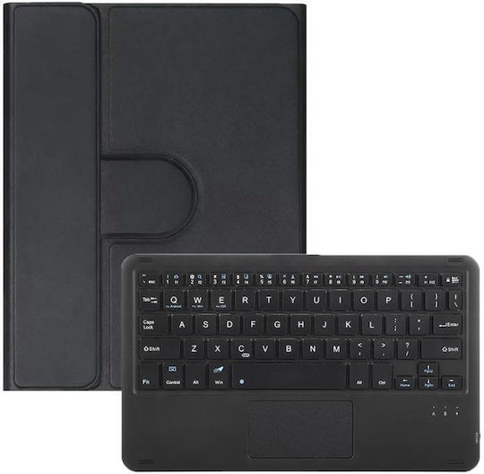 Case Detachable 360 Rotating Bluetooth Keyboard Touchpad Pen Holder Xiaomi Redmi Pad 2 11 Inch Black