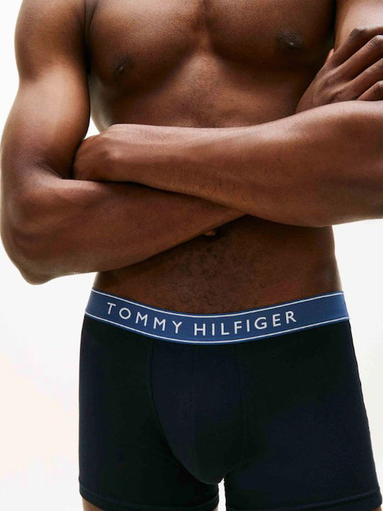 Men's Boxers Dark Blue with Patterns 3Pack