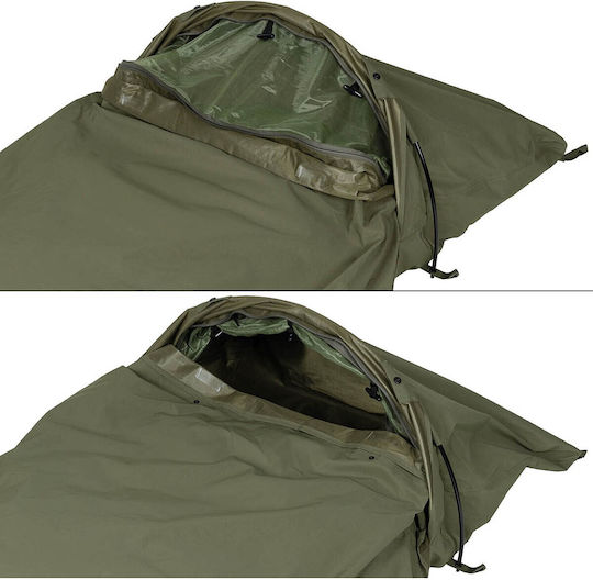 MFH Winter Camping Mountaineering Green for 1 Person Waterproof 10000mm 235x45cm
