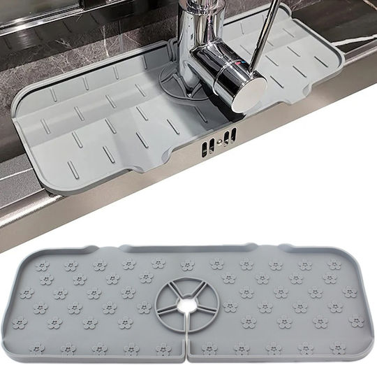 Alista Home Θήκη για σφουγγάρι από Πλαστικό Γκρι 36.5x14cm
