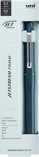 Uni Mitsubishi Multifunction Pen Jetstream Prime 3 Ballpens 1 Mechanical Pencil 0.5 Dark Blue 4902778346976
