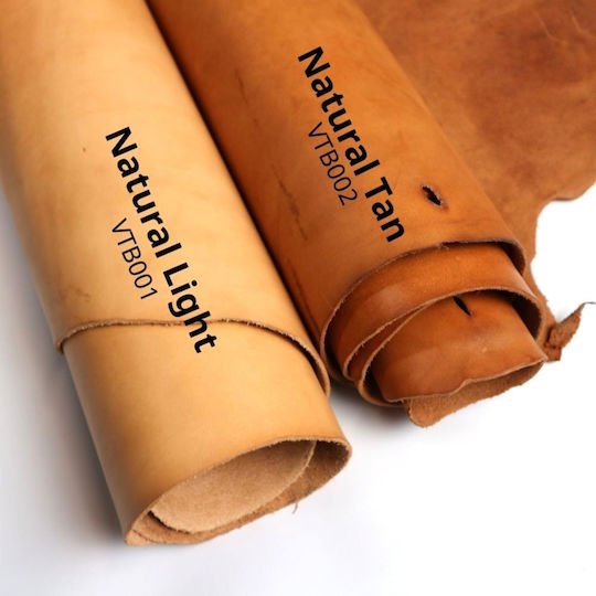 Vegetable Tanned Leather Belly Vtb002 1.00–1.20m² Natural Tan