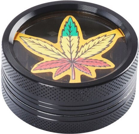 Champ High Golden Leaf Grinder 2 Parts 50mm