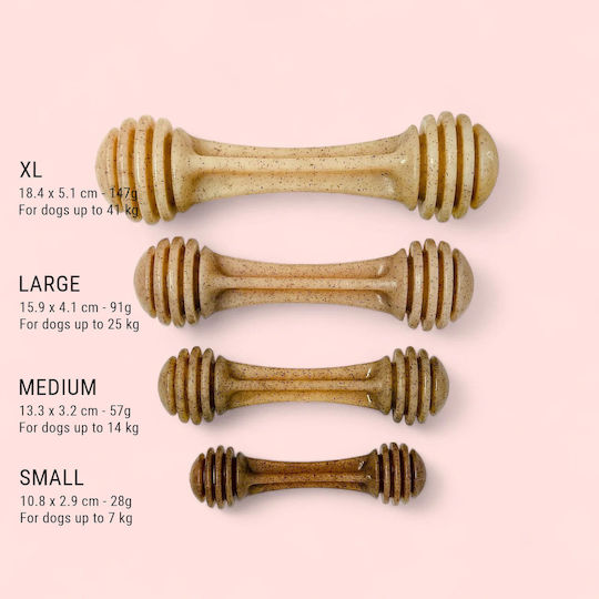Sodapup Здрава Кост За Зъби За Кучета Honey Bone Dental Малък Среден Среден
