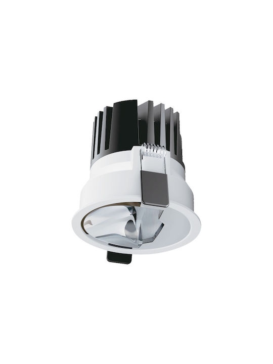 Zambelis Lights Recessed Spot with Integrated LED and Warm White Light White 1pcs