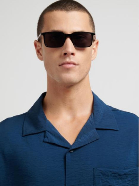 David Beckham Unisex Sunglasses with Black Horn-Rimmed Frame DB 1220/S 807/IR