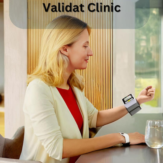 Tensiometru de Încheietură cu Afișaj LED cu Caractere Mari Măsurare Automată Detectare Puls Neregulat Validat Clinic Oscilometric Memorie pentru Ultima Valoare Măsurată Manșetă Reglabilă Portabil Husă de Protecție Inclusă Multicolor