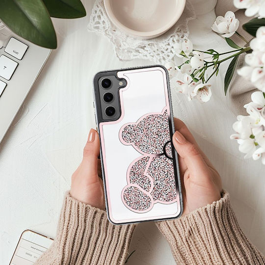 Bear Umschlag Rückseite Kunststoff / Silikon Rosa (Galaxy A55Oppo A55 5G)