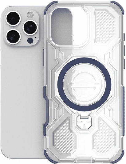 Techsuit Carbon 360 Vollschutz Blau (OnePlus 15)