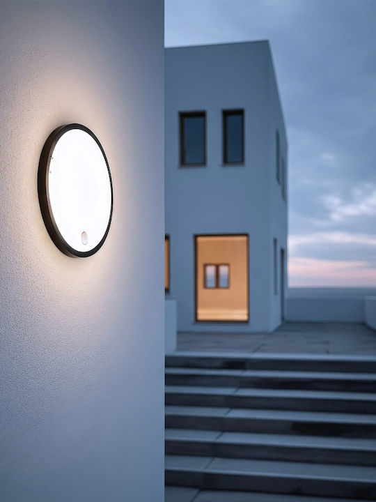 Maclean Energy Wall-Mounted Outdoor LED Lighting IP65 10W With Natural White Light