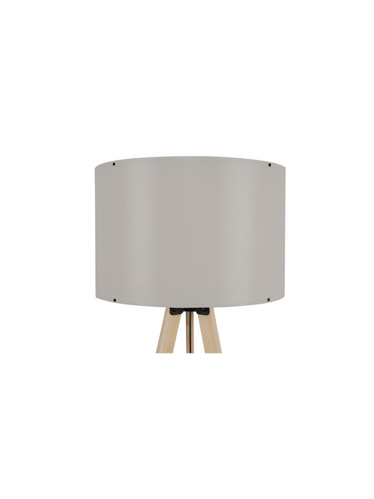 UnicUtil Floor Lamp H140xW38cm. with Socket for Bulb E27 Beige