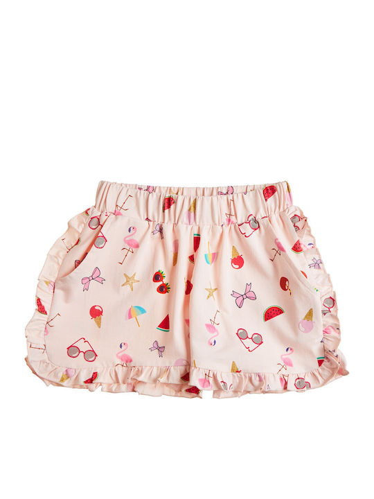 Kinder-Set mit Shorts Sommer 2Stück Weiß