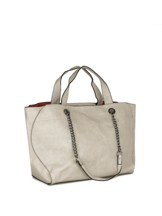 Women's Bag Handbag Beige