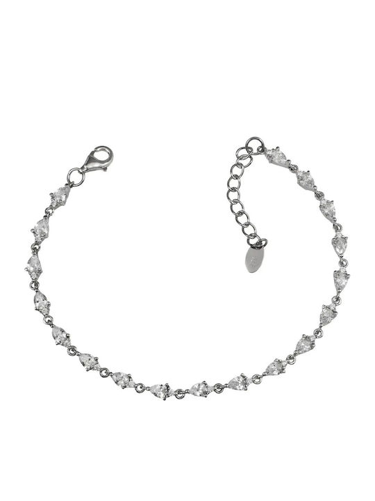 Damen Armband aus Silber mit Zirkon