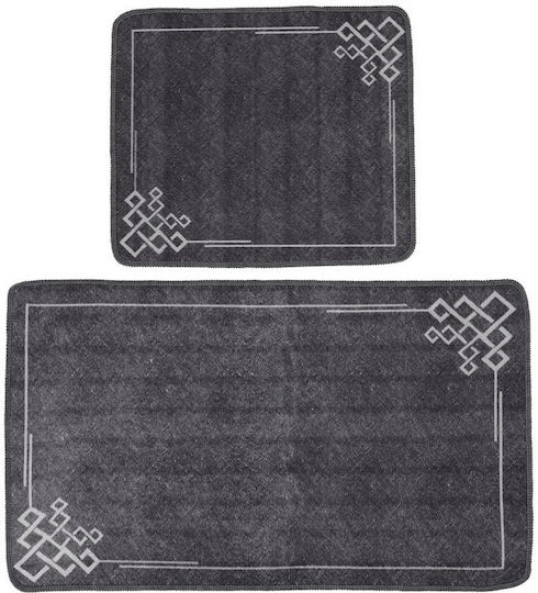 UnicUtil Non-Slip Bath Mats Set 359CHL5257 Multicolor 2pcs