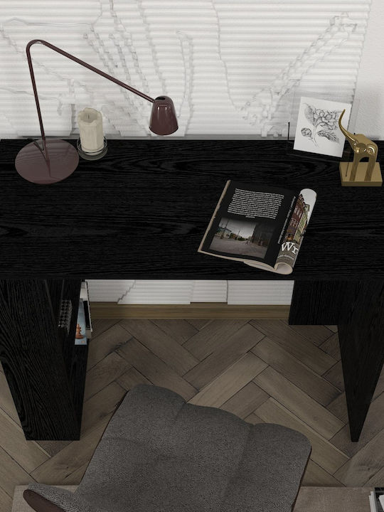 Birou Din Lemn Negru 90x40x73.8cm