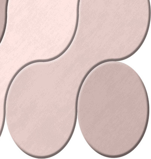 UnicUtil Non-Slip Bath Mats Set 394ANR1580 Powder 2pcs